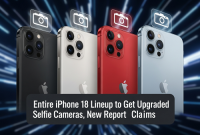 بر اساس گزارش جدید، قراره همه‌ی مدل‌های آیفون ۱۸ دوربین سلفی بهتر بگیرن