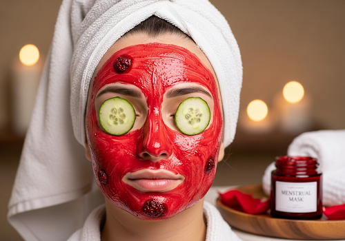 «ماسک قاعدگی» در حال وایرال شدنه، اما آیا واقعاً برای پوست شما خوبه؟